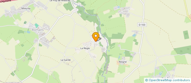 localisation de l'entreprise TREMBLAY  ROMANS