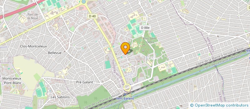 localisation de l'entreprise TREMBLAY SOCIAL CLUB ( TSC )  TREMBLAY-EN-FRANCE