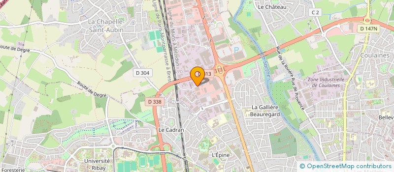 localisation de l'entreprise TREMBLAYE LOGISTIQUE à LE MANS