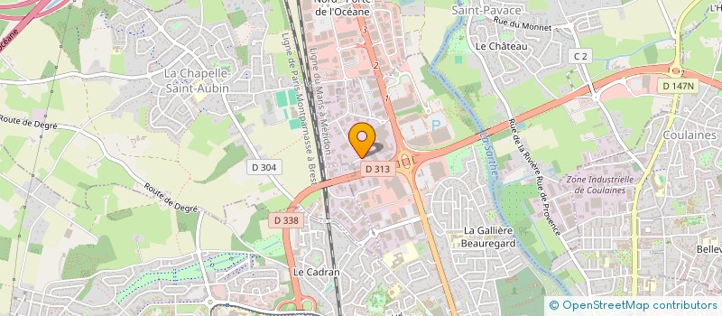 localisation de l'entreprise TREMBLAYE MULTITRANSPORTS à LE MANS
