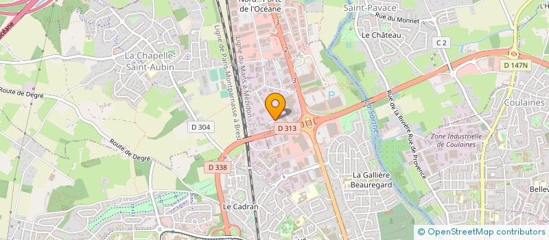 localisation de l'entreprise TREMBLAYE SERVICES à LE MANS
