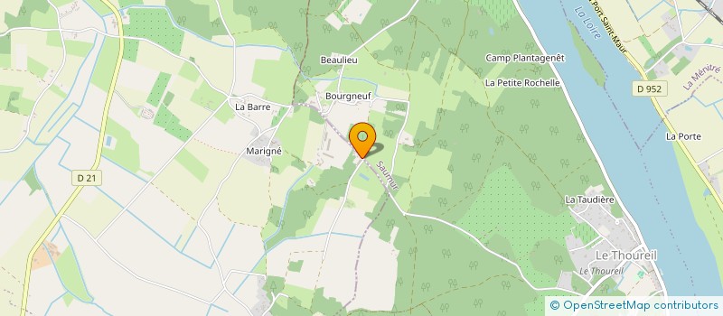 localisation de l'entreprise TREMBLET à BRISSAC LOIRE AUBANCE