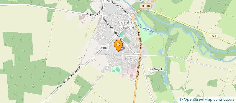 localisation de l'entreprise TREMEAU DOMINIQUE ET CHANTAL  ARGENT-SUR-SAULDRE