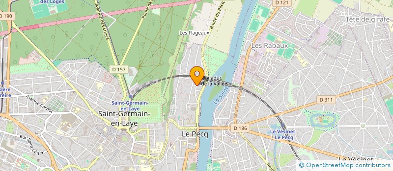 localisation de l'entreprise TREMEG à LE PECQ