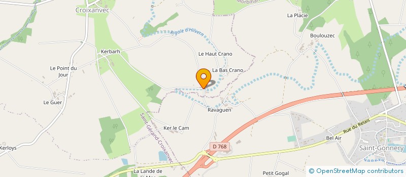 localisation de l'entreprise TREMEL  SAINT-GERAND-CROIXANVEC