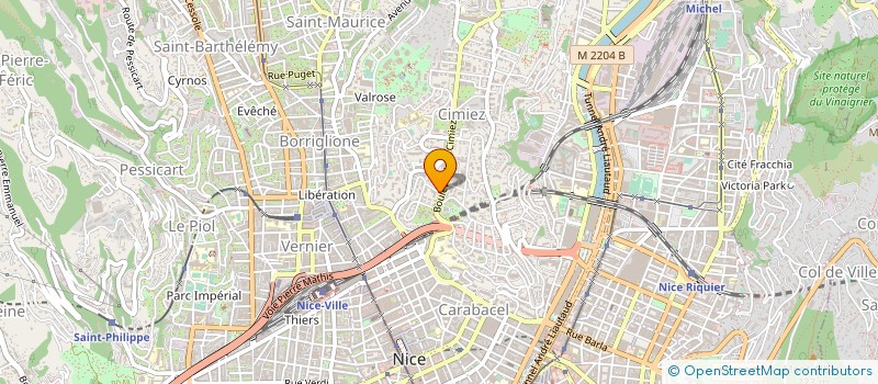 localisation de l'entreprise TREMM à NICE