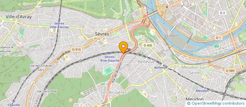 localisation de l'entreprise TREMMA  SEVRES