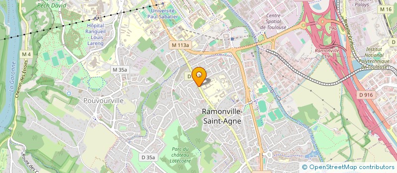 localisation de l'entreprise TREMOSA - LESCHELLE - POUZENC & ASSOCIES  TOULOUSE