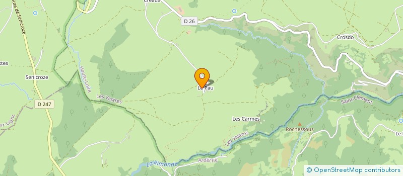 localisation de l'entreprise TREMOUILHAC NICOLAS  LES VASTRES