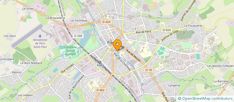 localisation de l'entreprise TREMOULINAS ET PARAGOT à FLERS