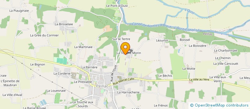 localisation de l'entreprise TREMOUREUX à PEILLAC