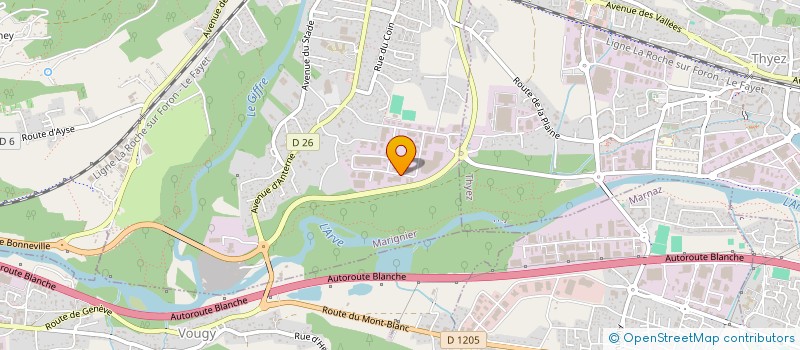 localisation de l'entreprise TREMPELEC à MARIGNIER