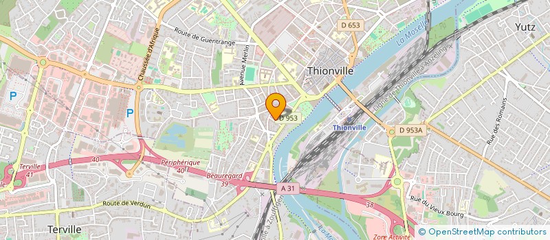 localisation de l'entreprise TREMPLIN à THIONVILLE