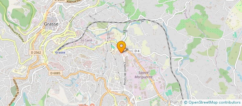 localisation de l'entreprise TREMPLIN à GRASSE