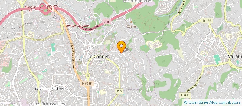 localisation de l'entreprise TREMPLIN à LE CANNET