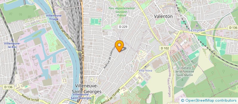 localisation de l'entreprise TREMPLIN  VILLENEUVE-SAINT-GEORGES