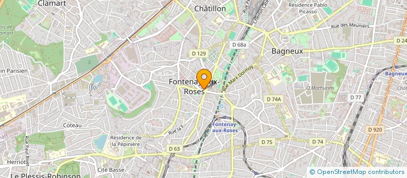 localisation de l'entreprise TREMPLIN à FONTENAY-AUX-ROSES