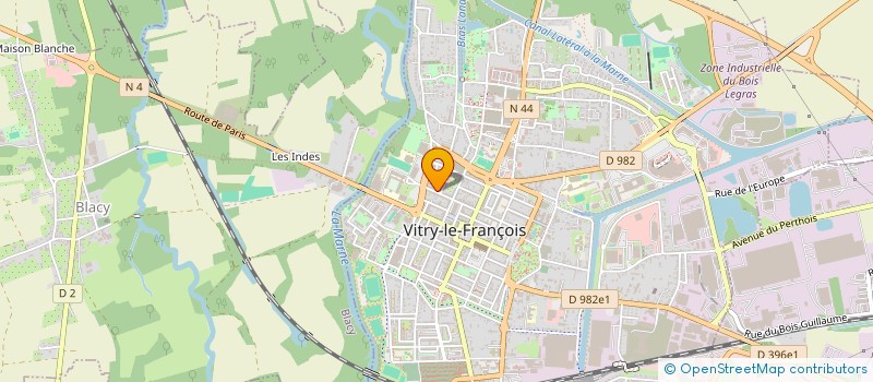 localisation de l'entreprise TREMPLIN  VITRY-LE-FRANCOIS