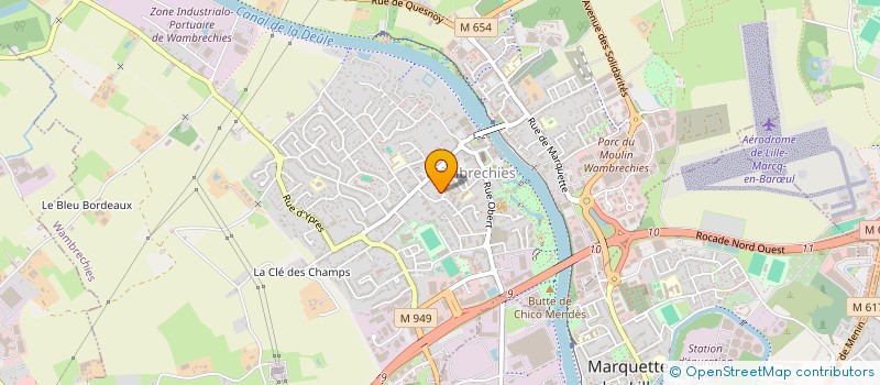 localisation de l'entreprise TREMPLIN  WAMBRECHIES