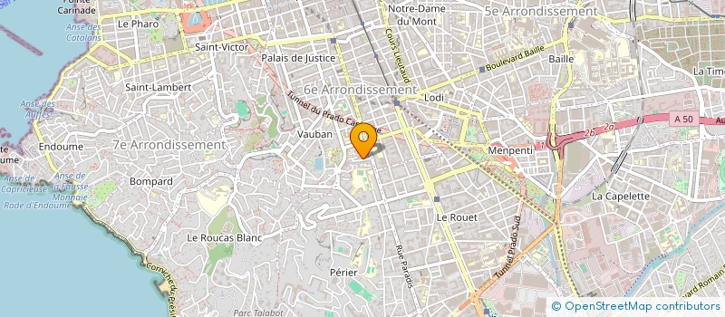localisation de l'entreprise TREMPLIN à MARSEILLE