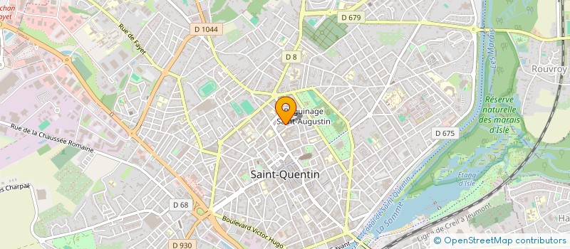 localisation de l'entreprise TREMPLIN  SAINT-QUENTIN