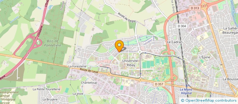 localisation de l'entreprise TREMPLIN COMMUNICATION  LE MANS