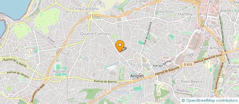 localisation de l'entreprise TREMPLIN EDITIONS à ANGLET