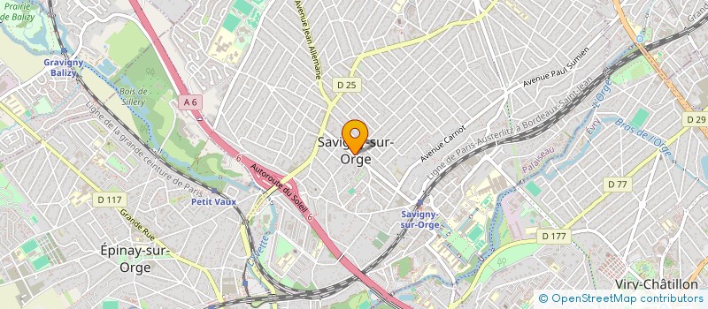 localisation de l'entreprise TREMPLIN FORMATION à SAVIGNY-SUR-ORGE