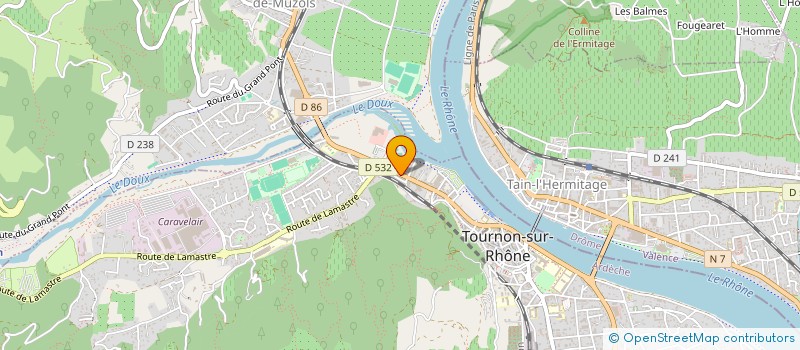 localisation de l'entreprise TREMPLIN INTERIM à TOURNON-SUR-RHONE