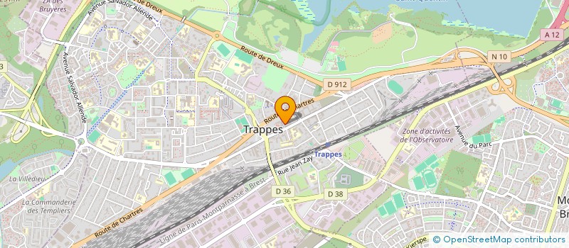 localisation de l'entreprise TREMPLIN PLENITUDES DE VIE FRANCE à TRAPPES