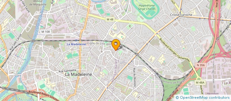 localisation de l'entreprise TREMPLIN RH à MARCQ-EN-BARŒUL