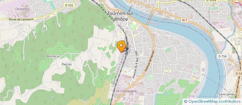 localisation de l'entreprise TREMPLIN SERVICES à TOURNON-SUR-RHONE
