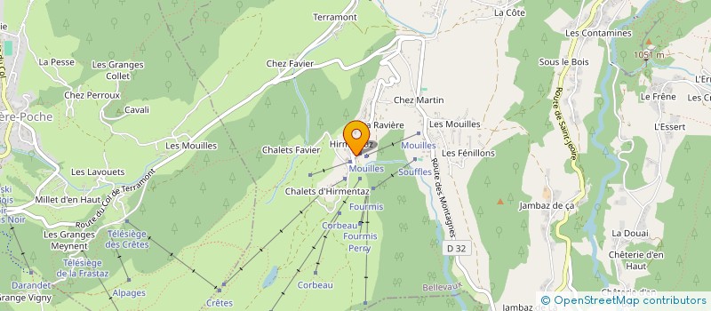 localisation de l'entreprise TREMPLIN SPORT  BELLEVAUX