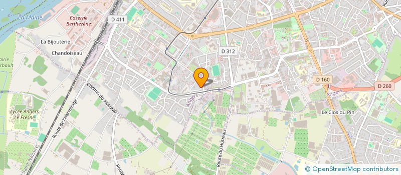 localisation de l'entreprise TREMPLIN TRAVAIL à ANGERS
