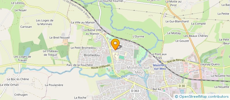 localisation de l'entreprise TREMPLIN XL'AIR  MONTFORT-SUR-MEU