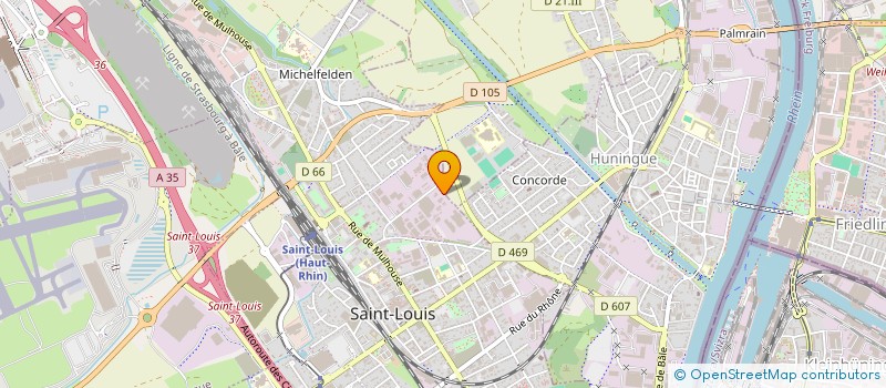 localisation de l'entreprise TRENCH FRANCE SAS à SAINT-LOUIS