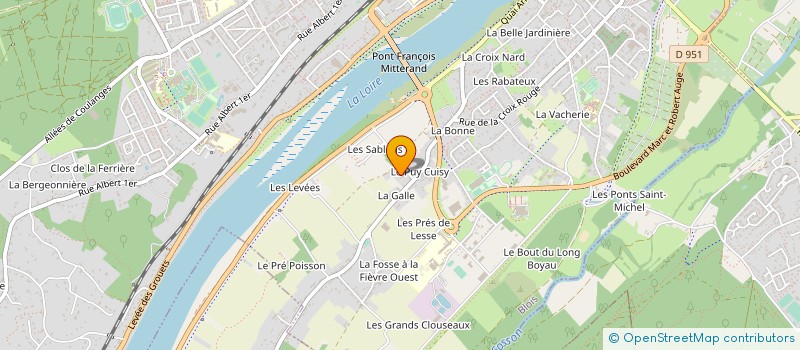 localisation de l'entreprise TREND ARCHITECTEURS à BLOIS