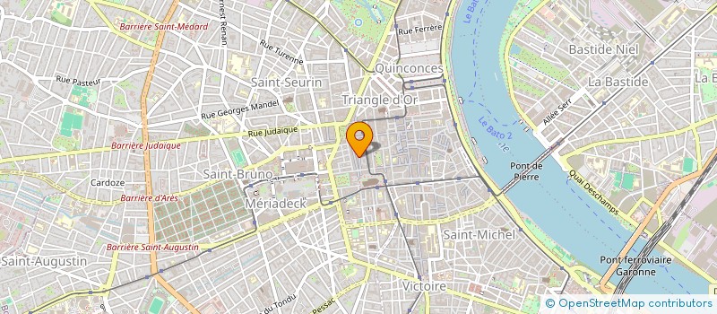 localisation de l'entreprise TREND'S ACADEMY à BORDEAUX