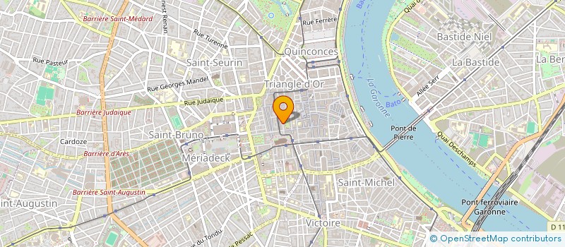 localisation de l'entreprise TREND-SHOP à BORDEAUX