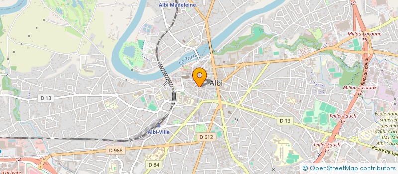 localisation de l'entreprise TREND Y STELLA à ALBI