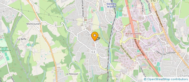 localisation de l'entreprise TRENDATA  DARDILLY