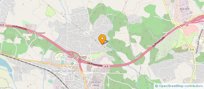 localisation de l'entreprise TRENDEEZ  PUGET-SUR-ARGENS