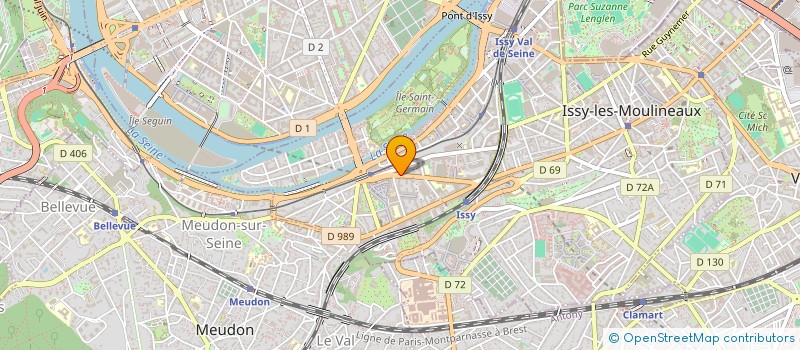 localisation de l'entreprise TRENDI  CHATILLON