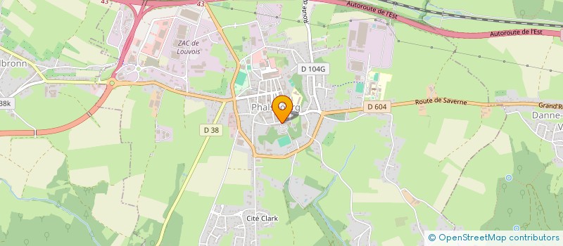 localisation de l'entreprise TRENDORA  PHALSBOURG