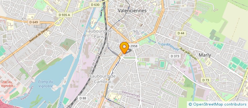 localisation de l'entreprise TRENDY BAR à VALENCIENNES