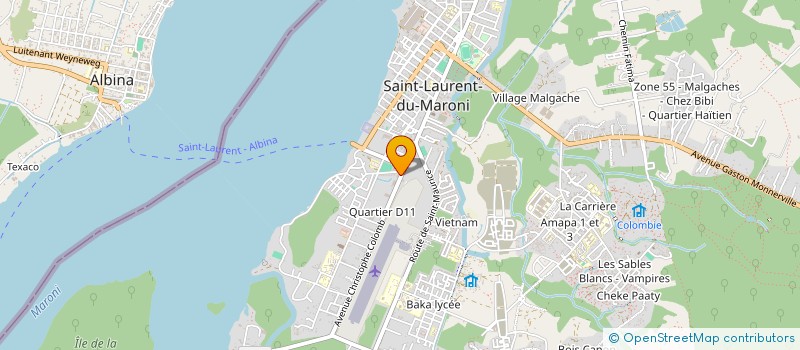 localisation de l'entreprise TRENDY HOUSE à SAINT-LAURENT-DU-MARONI