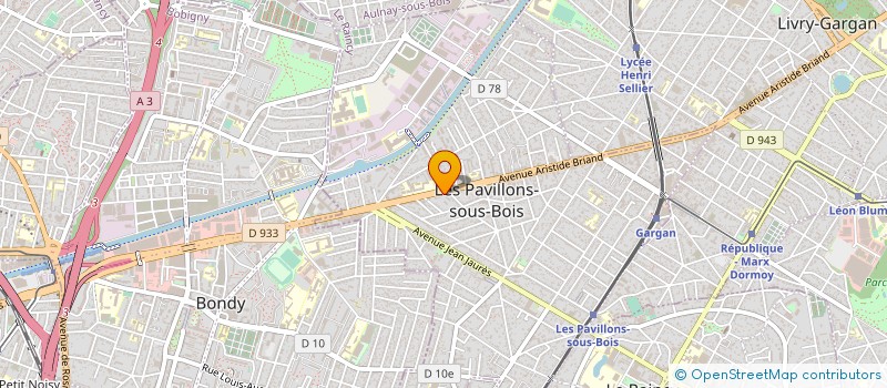 localisation de l'entreprise TRENDY MEUBLES à LES PAVILLONS-SOUS-BOIS