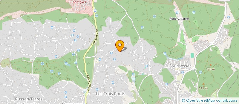 localisation de l'entreprise TRENEL-BEAUSEJOUR  NIMES