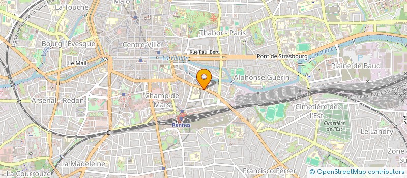 localisation de l'entreprise TRENK PRODUCTION à RENNES
