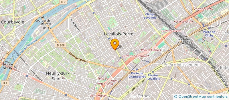 localisation de l'entreprise TRENT & CO à LEVALLOIS-PERRET